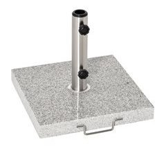 Base para Chapéu de Sol de Mármore Mámore e Aço Outsunny 40x40