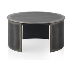 Mesa De Centro Redonda Lacada