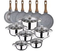 Bateria de cozinha 12 peças com jogo de patch