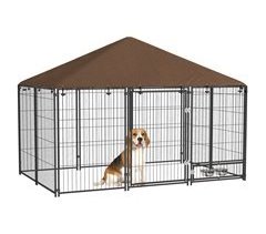 Parque para Cães Metal e Tecido Oxford PawHut