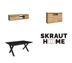 Conjunto de móveis para sala de estar, mesa, aparador, móvel para TV