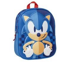 MOCHILA INFANTIL SONIC 3D