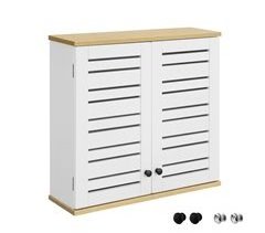 Móvel de parede com 2 portas BZR42-W SoBuy