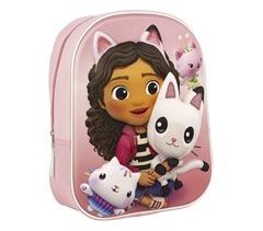 MOCHILA INFANTIL 3D CASA DE BONECAS DE GABBY