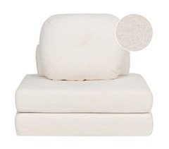Beliani Sofá-cama Bouclé OLDEN