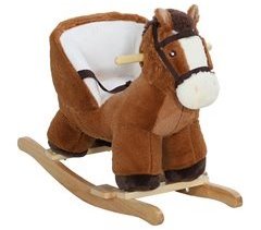 Cavalo de Baloiço Poliéster, PP e Madeira AIYAPLAY