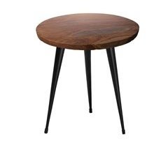 Beliani Conjunto de 2 mesas auxiliares DENNY 45x45