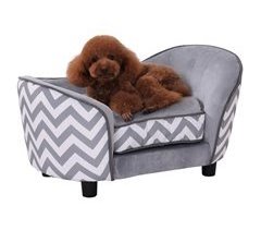 Sofá para Animal de Estimação Madeira, Esponja, PVC, Plástico