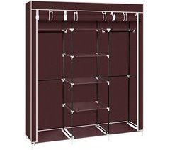 Guarda-roupa Tecido Nyana Home 3 portas, 7 furos