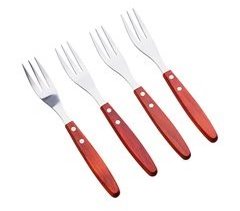 Conjunto de 4 garfos de carne para churrasco Bergner