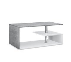 Mesa de centro Haarlem com prateleira em aglomerado 90x50