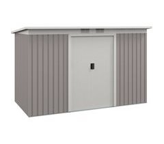 Abrigo de Jardim Aço Galvanizado e PP Outsunny