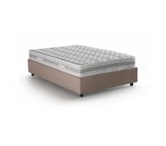 Cama quadrada e meia de tecido