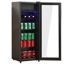 Frigorífico mini de aço inoxidável