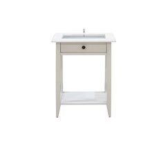 Mesa auxiliar 1 gaveta MELODY branco