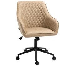 Cadeira de Escritório PU, Espuma e Aço Vinsetto