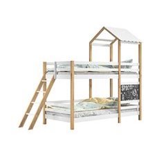Beliche infantil com quadro e escada