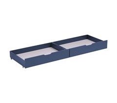 Conjunto de 2 gavetas de arrumação para cama de madeira