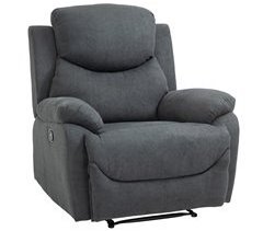 Sofá reclinável Aço, Linho HOMCOM, casa - poltronas