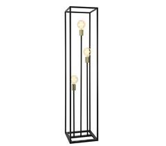 Candeeiro de pé de design Groningen com 3 projectores E27 [lux.pro] [lux.pro].