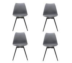 Conjunto de 4 cadeiras de cozinha MAEVA 