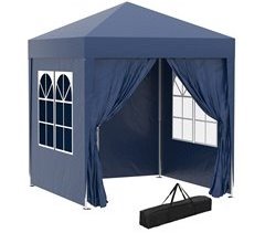 Pérgola de Jardim Aço e Tecido de Oxford Outsunny 200x200