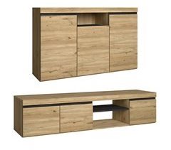  Conjunto de móveis para sala de estar - Aparador + suporte para TV - Estilo nórdico 160