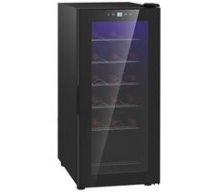 Cave de Vinho Metal e Vidro Temperado HOMCOM, casa - cozinha