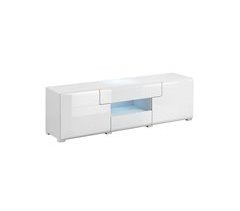 Mesa de TV de 2 portas e 2 gavetas 159 cm Jules