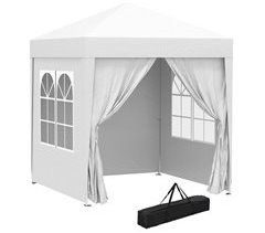 Tenda Dobrável Aço e Tecido de Oxford Outsunny 200x200