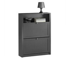 Sapateira estreita com 2 portas basculantes FSR87-SCH SoBuy