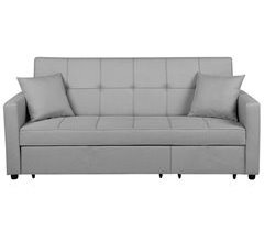 Beliani Sofá de 3 plazas Poliéster GLOMMA