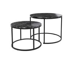 Conjunto de 2 mesas laterais Well Home