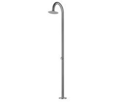 Chuveiro PALAU Sined com chuveiro superior em aço inoxidável 316L Mixer and Foot Wash, Satin Black