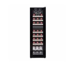 Cave de Vinho 28 garrafas Vinobox 28 PRO2T SLIM Duas Zonas de temperatura Compressor