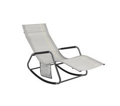 Espreguiçadeira SoBuy com bolso lateral SoBuy OGS47-KA