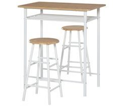 Conjunto de Móvel Bar Metal e MDF HOMCOM