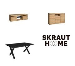 Conjunto de móveis para sala de estar, mesa, aparador, móvel para TV
