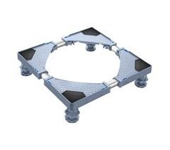 Pedestal para máquina de lavar Marklohe com 4 pés aço inoxidável