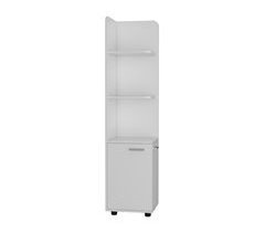 Torre de cozinha Malibu em melamina, com 2 portas e 3 prateleiras