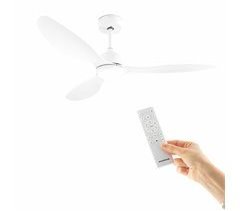 Ventoinha de Teto com Luz LED e 3 Pás ABS