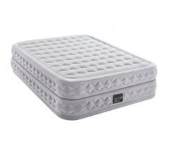 Cama de ar dupla Supreme Air-Flow com Fiber-Tech INTEX