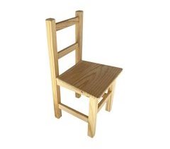 Cadeira de madeira infantil Well Home