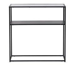 Mesa de consola Kuhmo com prateleira metálica [en.casa] 80