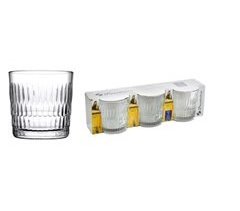 Conjunto de 3 copos RAIN 30 cl marca PASABAHCE
