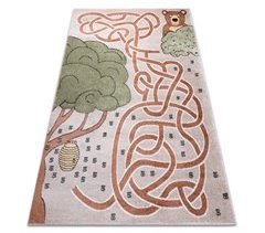 Tapete FUN Honey para crianças urso abelhas 160x220