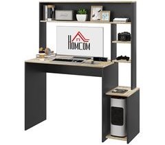 Secretária para Computador Melamina de madeira HOMCOM