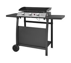Grelha a gás SÉVILLE - 3 queimadores 7,5kW + carrinho