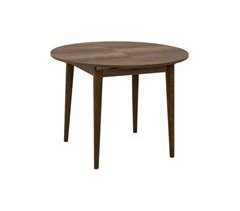 Conjunto de mesa e cadeiras com efeito madeira