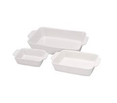 Conjunto de 3 peças de assadeiras de cerâmica Well Home